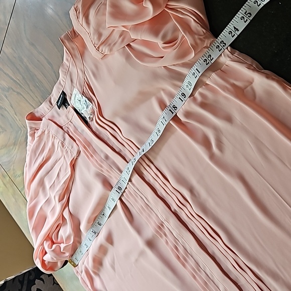 Torrid Pale Pink Georgette Pintuck Long Sleeve Flowy Blouse Size L/12 - Picture 12 of 14